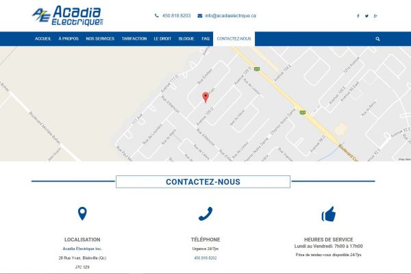 Agence web - Marketing digital - création site web - Protai-in - acadia electriquE